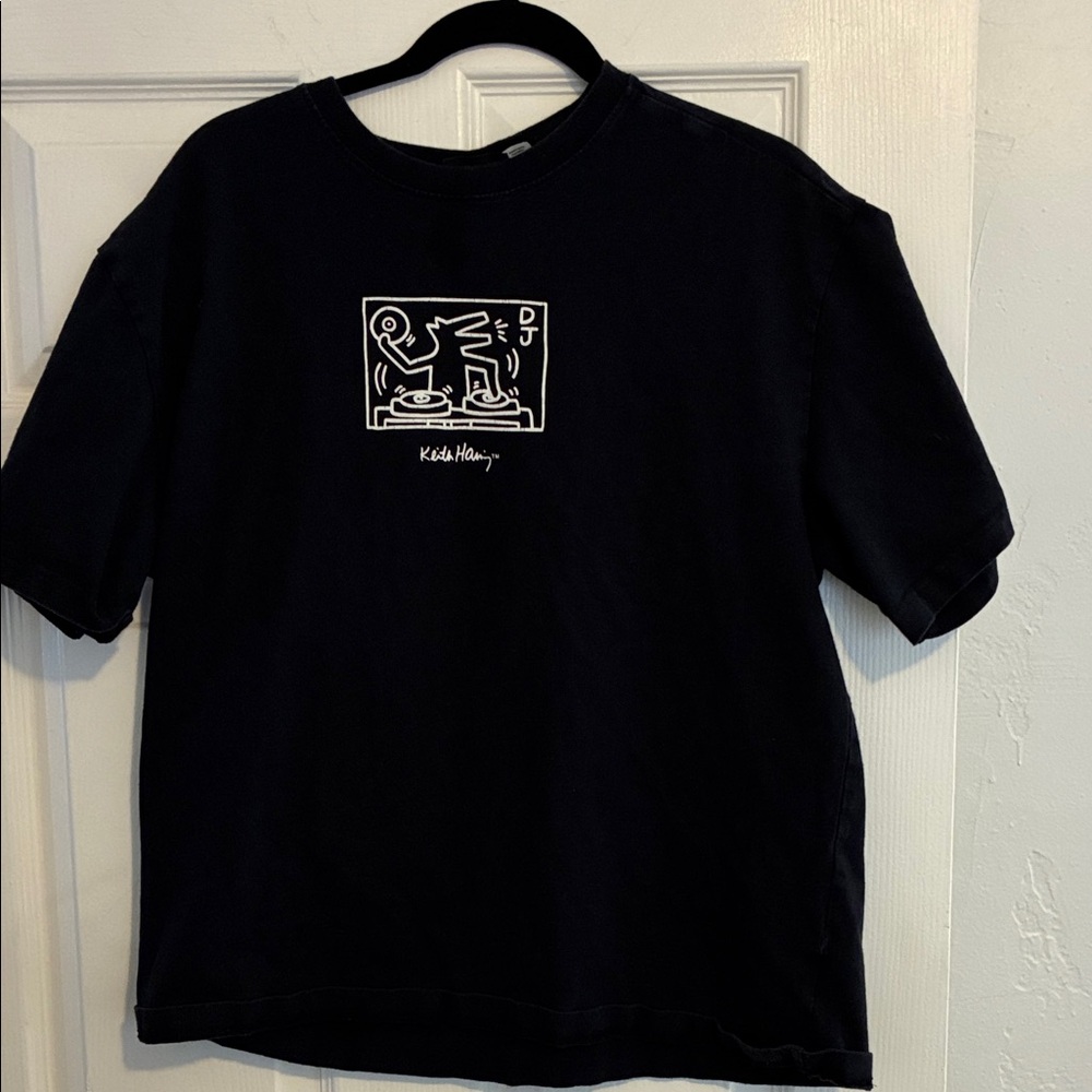 H&M Black Graphic Tee